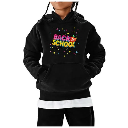 Boys Pullover Hoodie Children Winter Fashion Festival Printed Solid Color Hoodless Long Sleeved Hoodie Casual And Comfortable Coat Crewneck Sweatshirt Boys Black 6-7 Years
Boys Pullover Hoodie Children Winter Fashion Festival Printed Solid Color Hoodless Long Sleeved Hoodie Casual And Comfortable Coat Crewneck Sweatshirt Boys Black 6-7 Years