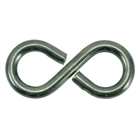 7/64 x 5/16 x 1-1/8 Zinc Plated Steel Closed S Hooks (45 pcs.)
