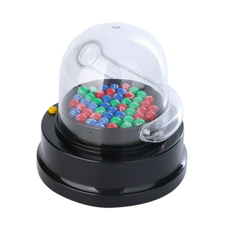 1 Set of Plastic Electrical Shake Lottery Ball Machine Mini Lottery Machine