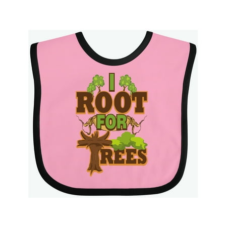 Inktastic Arbor Day Root For Trees Gift Baby Boy or Baby Girl Bib