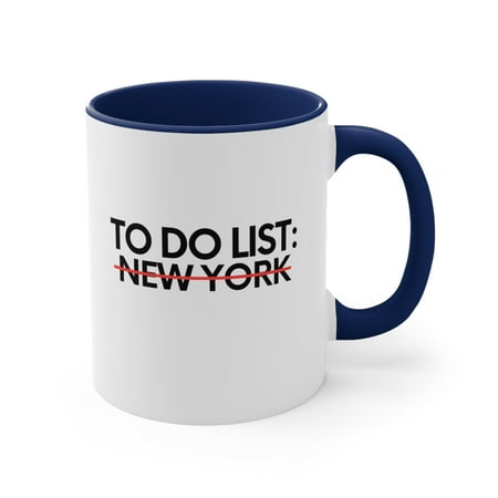Inspiring Vacations To Do List New York USA State Accent Coffee Mug 11oz
Inspiring Vacations To Do List New York USA State Accent Coffee Mug 11oz