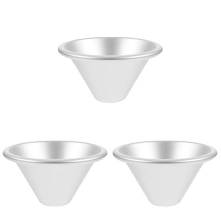 3 Pack Creative Baking Mold Princess Doll Tray Non Stick Aluminum Pudding Cups Individual Molds Mould Alloy
