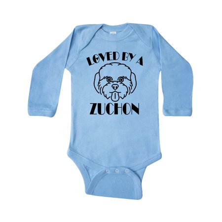 Inktastic Zuchon Dog Mom Gift Gift Baby Boy or Baby Girl Long Sleeve Bodysuit