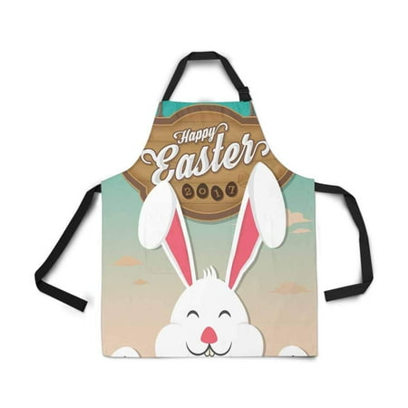 ASHLEIGH Adjustable Bib Apron for Women Men Girls Chef with Pockets Happy Easter 2017 Wooden Board Rabbit Kitchen Apron for Cooking Baking Cleaning
ASHLEIGH Adjustable Bib Apron for Women Men Girls Chef with Pockets Happy Easter 2017 Wooden Board Rabbit Kitchen Apron for Cooking Baking Cleaning