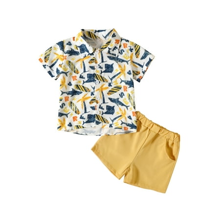 CenturyX Kids Baby Boys Summer Clothes Shark Print Short Sleeve Turn-Down Collar Shirts Tops Shorts 2Pcs Suit Outfits
CenturyX Kids Baby Boys Summer Clothes Shark Print Short Sleeve Turn-Down Collar Shirts Tops Shorts 2Pcs Suit Outfits
