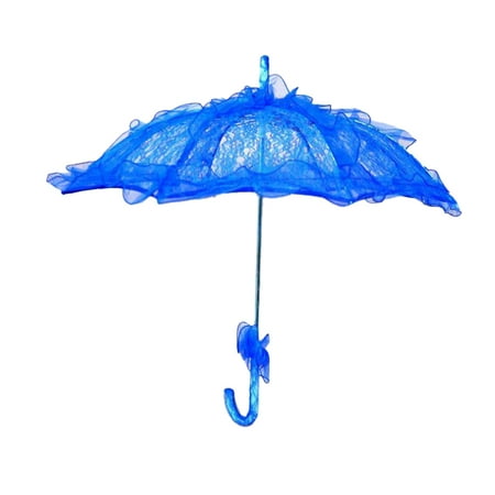 DESTYER Lace Umbrella Solid Elegant Design Wedding Umbrellas Easy Matching Bridal Decoration Photo Concert Stage Blue
DESTYER Lace Umbrella Solid Elegant Design Wedding Umbrellas Easy Matching Bridal Decoration Photo Concert Stage Blue