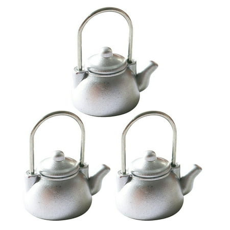 NUOLUX 3 Pcs Mini House Simulated Teapot Ornament Mini Kitchen Ware Model Photo Props
NUOLUX 3 Pcs Mini House Simulated Teapot Ornament Mini Kitchen Ware Model Photo Props