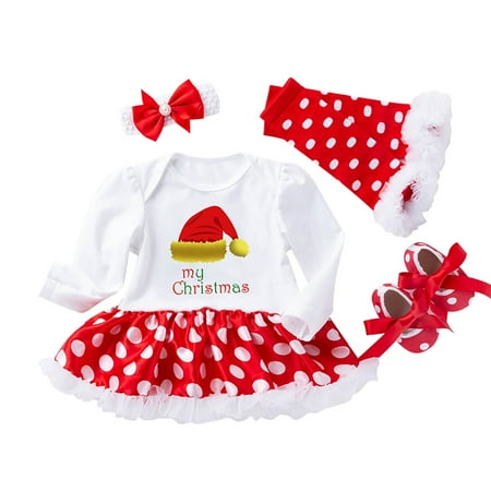 HTGFGMGW Girls Dresses 4 PCS Baby Girls Christmas Letter Print Tutu Dress Outfits Set Dresses for Girls K
HTGFGMGW Girls Dresses 4 PCS Baby Girls Christmas Letter Print Tutu Dress Outfits Set Dresses for Girls K