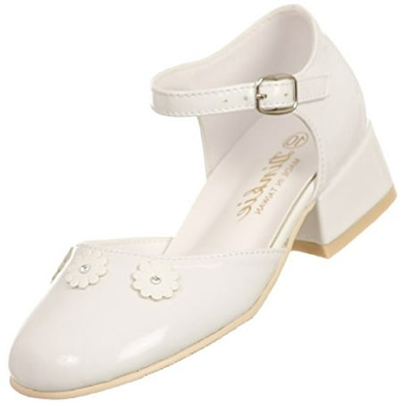 BNY Corner Patent Floral Formal Communion Special Occasion Flower Girl Dress Shoes Pump White 4 Big Kids TR 66.17
BNY Corner Patent Floral Formal Communion Special Occasion Flower Girl Dress Shoes Pump White 4 Big Kids TR 66.17