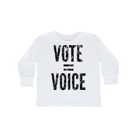 Inktastic Vote Equals Voice Distressed Black Text Gift Toddler Boy or Toddler Girl Long Sleeve T-Shirt
Inktastic Vote Equals Voice Distressed Black Text Gift Toddler Boy or Toddler Girl Long Sleeve T-Shirt