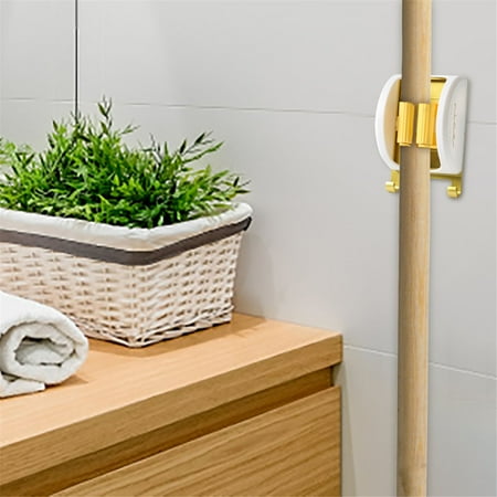 WEPRO Wall Mounted Mop Clip Mop Clip Self Adhesive No Drill Mop Holder Non Slip Practical Hooks For Home Bathroom Kitchen Garden Garage
WEPRO Wall Mounted Mop Clip Mop Clip Self Adhesive No Drill Mop Holder Non Slip Practical Hooks For Home Bathroom Kitchen Garden Garage