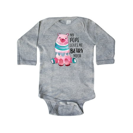 Inktastic My Pops Loves Me Beary Much with Cute Bear Gift Baby Boy or Baby Girl Long Sleeve Bodysuit
Inktastic My Pops Loves Me Beary Much with Cute Bear Gift Baby Boy or Baby Girl Long Sleeve Bodysuit