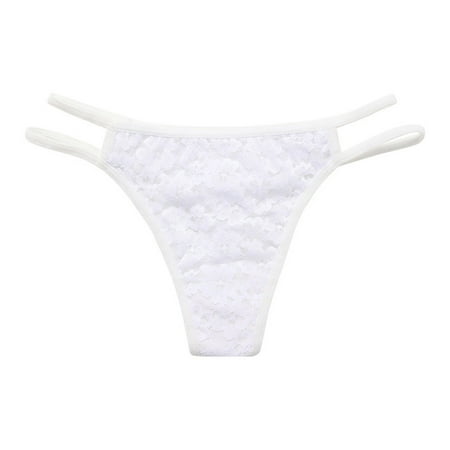 NILLLY Solid Color Underwear Thong Sexy Comfy Waist Breathable Fit Panty Ladies Panties White / S
NILLLY Solid Color Underwear Thong Sexy Comfy Waist Breathable Fit Panty Ladies Panties White / S