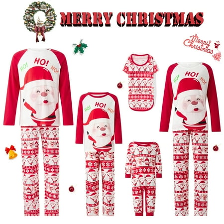 Christmas Family Matching Pajamas Sets Santa Print Tops Pants Xmas Sleepwear Holiday Loungewear Jammies Pjs Outfit
Christmas Family Matching Pajamas Sets Santa Print Tops Pants Xmas Sleepwear Holiday Loungewear Jammies Pjs Outfit