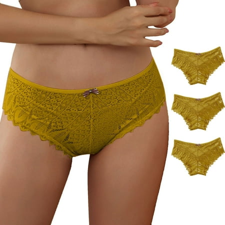 6-Pack Womens Underwear Panties Crochet Lace Lace Up Panty Hollow Out Underwear
6-Pack Womens Underwear Panties Crochet Lace Lace Up Panty Hollow Out Underwear