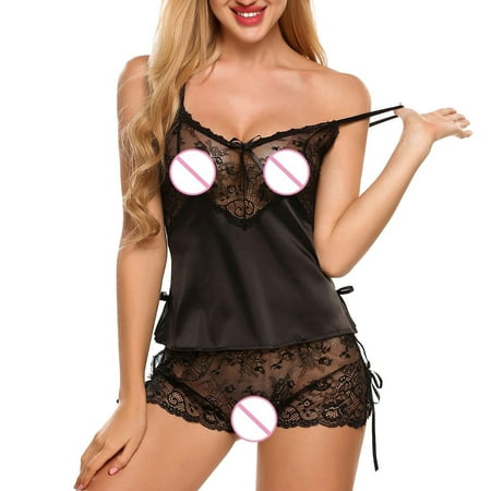 Rong Yun Fashion Women Plus Size Sexy Lace Lingerie Girl V-neck Bowknot Set Sleepwear(Buy 2 Get 1 Free)
Rong Yun Fashion Women Plus Size Sexy Lace Lingerie Girl V-neck Bowknot Set Sleepwear(Buy 2 Get 1 Free)