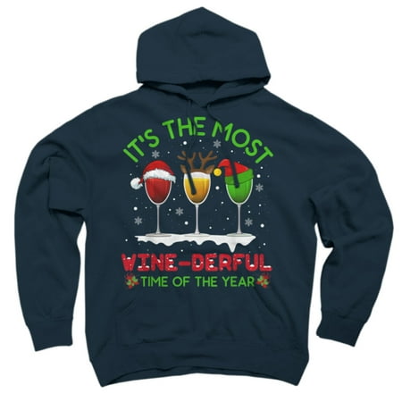 Christmas Wine Shirt Xmas Alcohol Pajama PJ Tops For Women Navy Blue Graphic Pullover Hoodie - Design By Humans 2XL
Christmas Wine Shirt Xmas Alcohol Pajama PJ Tops For Women Navy Blue Graphic Pullover Hoodie - Design By Humans 2XL
