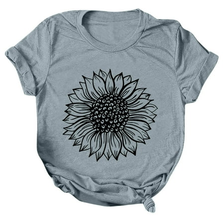ZIZOCWA Cute Fall Tops For Women Light Long Sleeve Women Casual Sunflower Printing Shirts Round Neck Short Sleeve Tee Tops Tunic Blouse Men Printed Scrub Tops
ZIZOCWA Cute Fall Tops For Women Light Long Sleeve Women Casual Sunflower Printing Shirts Round Neck Short Sleeve Tee Tops Tunic Blouse Men Printed Scrub Tops
