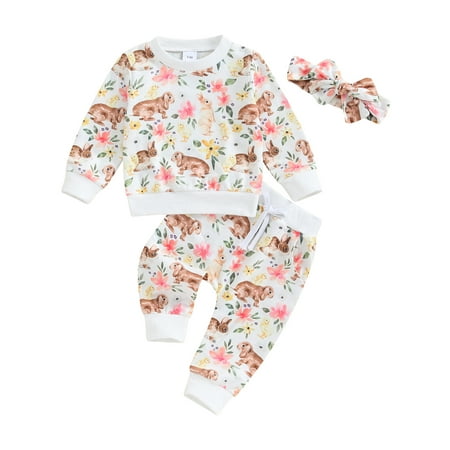 Wallarenear Toddler Girl Outfits Floral Print Long Sleeve Pullover Shirt Tops Elastic Pants
Wallarenear Toddler Girl Outfits Floral Print Long Sleeve Pullover Shirt Tops Elastic Pants
