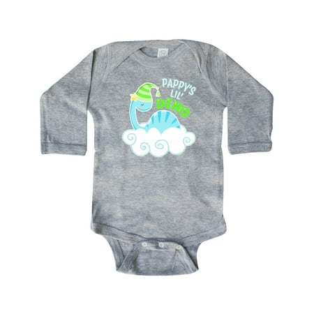 Inktastic Pappy s Lil Dino- Cute Blue Baby Dinosaur Gift Baby Boy or Baby Girl Long Sleeve Bodysuit
Inktastic Pappy s Lil Dino- Cute Blue Baby Dinosaur Gift Baby Boy or Baby Girl Long Sleeve Bodysuit