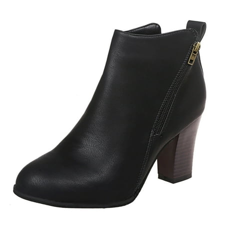 bvgfsahne Retro Women Leather Square Heel Zipper Solid Color Short Booties Round Toe Shoes
bvgfsahne Retro Women Leather Square Heel Zipper Solid Color Short Booties Round Toe Shoes