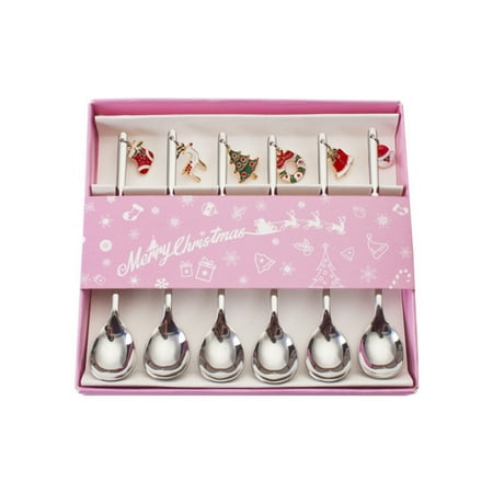 Set of 6 Christmas Spoons Stainless Steel Coffee Spoons Dessert Tea Ice Cream Spoon Christmas Tableware Mixing Spoon
Set of 6 Christmas Spoons Stainless Steel Coffee Spoons Dessert Tea Ice Cream Spoon Christmas Tableware Mixing Spoon