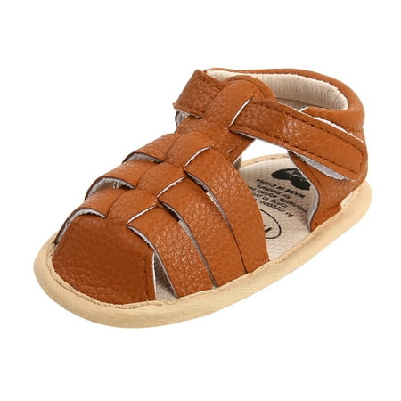 DNDKILG Newborn Girl s Boy Beach Outdoor Sandals First Walkers Shoes Infant Baby Soft Sole Summer Slippers Brown 0-12M
DNDKILG Newborn Girl s Boy Beach Outdoor Sandals First Walkers Shoes Infant Baby Soft Sole Summer Slippers Brown 0-12M