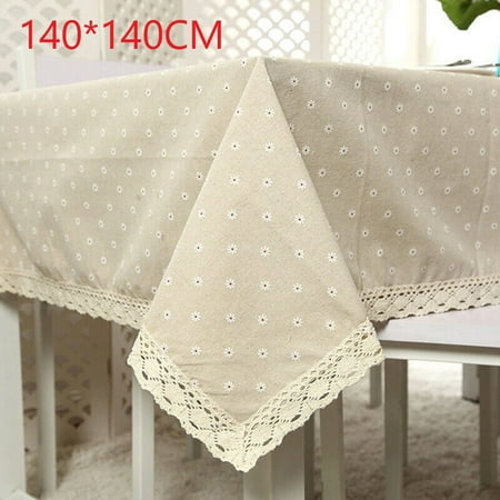 Square Tablecloth Table Cover Flower Pattern Household Dining Table Cloth wLace
Square Tablecloth Table Cover Flower Pattern Household Dining Table Cloth wLace