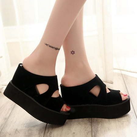 〖Yilirongyumm〗 Black 36 Sandals Women Summer Women Shoes Wedges Casual Slippers Thick Bottom Female Fish Mouth Sandals
〖Yilirongyumm〗 Black 36 Sandals Women Summer Women Shoes Wedges Casual Slippers Thick Bottom Female Fish Mouth Sandals