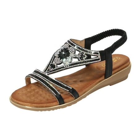 Womens Sandals Women S Sandals Shoes Wedges Fashion Buckle Strap Sandals Summer Flip Flops Shoes for Women Women S Sandals Pu Black 39
Womens Sandals Women S Sandals Shoes Wedges Fashion Buckle Strap Sandals Summer Flip Flops Shoes for Women Women S Sandals Pu Black 39