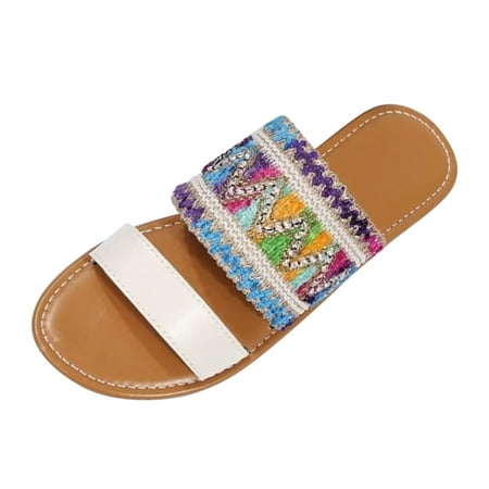 Slippers For Women Leisure Roman Style Feather Women S Solid Color Summer Non Slip Slip On Flat Beach Open Toe Breathable Sandals Shoes Slippers Artificial Leather White 37
Slippers For Women Leisure Roman Style Feather Women S Solid Color Summer Non Slip Slip On Flat Beach Open Toe Breathable Sandals Shoes Slippers Artificial Leather White 37