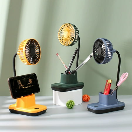 Hesroicy Mini Fan Mute Strong Wind Rechargeable Summer Desk Mini Fan Pen Holder for Dormitory
Hesroicy Mini Fan Mute Strong Wind Rechargeable Summer Desk Mini Fan Pen Holder for Dormitory