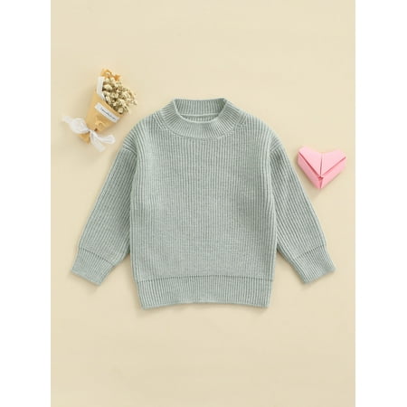 Baby Girl Sweater Newborn Toddler Mock Neck Knitted Sweatshirt Fall Winter Pullover Tops Clothes 0-6Y (Brown 0-6M)
Baby Girl Sweater Newborn Toddler Mock Neck Knitted Sweatshirt Fall Winter Pullover Tops Clothes 0-6Y (Brown 0-6M)