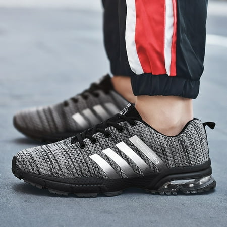 Men s Stripes Air Cushion Sneakers Breathable Lightweight Casual Sport Shoes For Running Walking
Men s Stripes Air Cushion Sneakers Breathable Lightweight Casual Sport Shoes For Running Walking