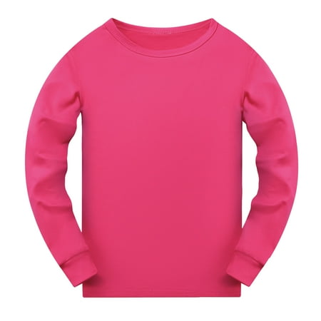 MQLKF Toddler Boys Girls Long Sleeve Solid Prints Nightwear T Shirt Tops Beautiful Comfortable Girls T Shirts
MQLKF Toddler Boys Girls Long Sleeve Solid Prints Nightwear T Shirt Tops Beautiful Comfortable Girls T Shirts