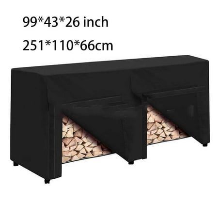 420D Firewood Cover Waterproof Lumber Log Rack Outdoor Storage Holder cover