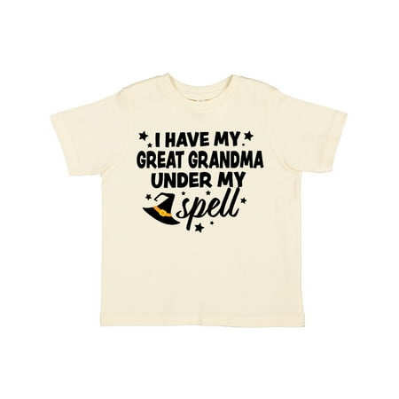 Inktastic I Have My Great Grandma Under My Spell with Cute Witch Hat Gift Toddler Boy or Toddler Girl T-Shirt
Inktastic I Have My Great Grandma Under My Spell with Cute Witch Hat Gift Toddler Boy or Toddler Girl T-Shirt