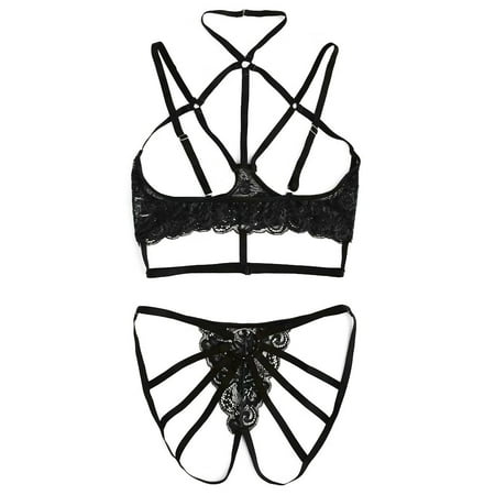 Mackneog Plus Size Underwear New Women Plus Size Lace Lingerie Bra+Thong Underwear Set Black Sleepwear Polyester Lace Thong Plus Size Panties
Mackneog Plus Size Underwear New Women Plus Size Lace Lingerie Bra+Thong Underwear Set Black Sleepwear Polyester Lace Thong Plus Size Panties