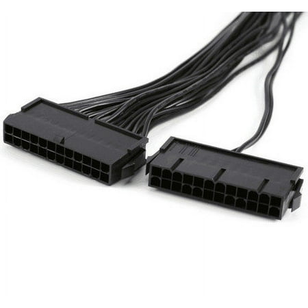 WNG Cable Dual Connector Power Supply Mainboard Psu Adapter Pin 24 Atx Cable