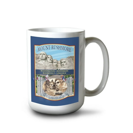 15 fl oz Ceramic Mug Mount Rushmore National Memorial South Dakota Contour Dishwasher & Microwave Safe
15 fl oz Ceramic Mug Mount Rushmore National Memorial South Dakota Contour Dishwasher & Microwave Safe