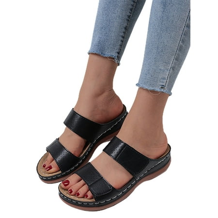 LOVECOCO Womens Wedge Heel Sandals Orthopedic Platform Slippers Summer Sliders Casual Walking Shoes
LOVECOCO Womens Wedge Heel Sandals Orthopedic Platform Slippers Summer Sliders Casual Walking Shoes