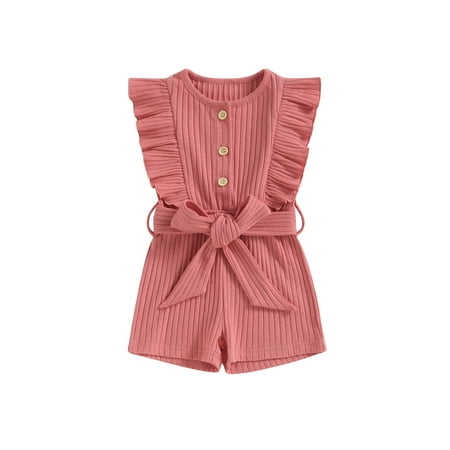 Bagilaanoe Toddler Baby Girl Short Jumpsuits Ruffled Sleeveless Romper Overalls Shorts with Belt 9M 12M 18M 24M 3T 4T Kid Summer Outfits
Bagilaanoe Toddler Baby Girl Short Jumpsuits Ruffled Sleeveless Romper Overalls Shorts with Belt 9M 12M 18M 24M 3T 4T Kid Summer Outfits