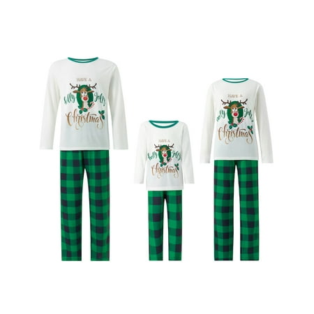xkwyshop Family Matching Pajamas Christmas Elk Letter Print Long T Shirt Top and Pants Xmas Sleepwear Kids Green 3-4 Years
xkwyshop Family Matching Pajamas Christmas Elk Letter Print Long T Shirt Top and Pants Xmas Sleepwear Kids Green 3-4 Years