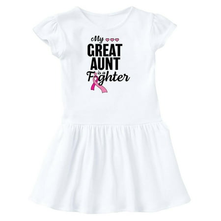 Inktastic Breast Cancer Awareness My Great Aunt is a Fighter Gift Toddler Girl Dress
Inktastic Breast Cancer Awareness My Great Aunt is a Fighter Gift Toddler Girl Dress