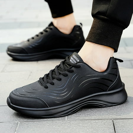 Huilaibazo Mens Shoes Casual Leather Laace Up Solid Casual Fashion Simple Shoes Student Running Shoes
Huilaibazo Mens Shoes Casual Leather Laace Up Solid Casual Fashion Simple Shoes Student Running Shoes
