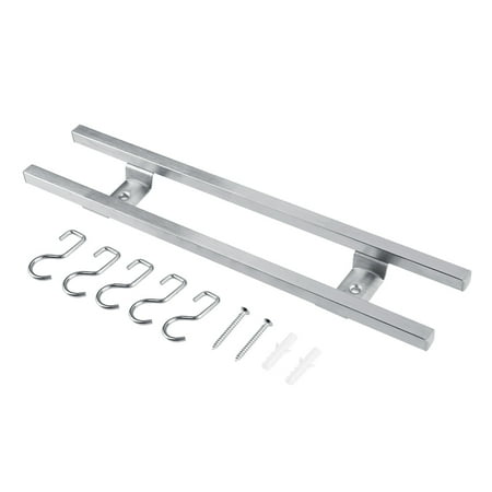 Magnetic Knife Holder Silver Knife Holder Wall-Mounted For Hanging Spatulas Kitchen Home Spoons