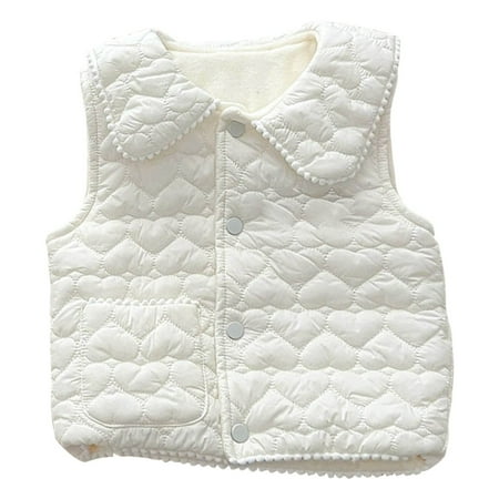 Otqutp Warm Clothes for Toddler Winter Jacket Boys Girls Winter Cute Hoodie Solid Color Vest Jacket with Pockets for Girls Boys 1-6 Years
Otqutp Warm Clothes for Toddler Winter Jacket Boys Girls Winter Cute Hoodie Solid Color Vest Jacket with Pockets for Girls Boys 1-6 Years