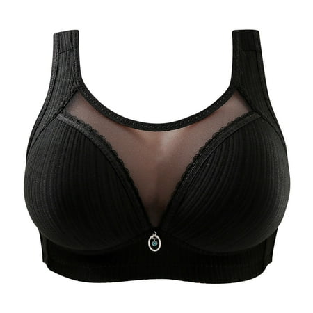 Bigersell Padded Bralettes for Women Comfortable Lace Breathable Bra Underwear No Underwire Regular Size Sports Bras for Female Style 13610 Black 42B
Bigersell Padded Bralettes for Women Comfortable Lace Breathable Bra Underwear No Underwire Regular Size Sports Bras for Female Style 13610 Black 42B
