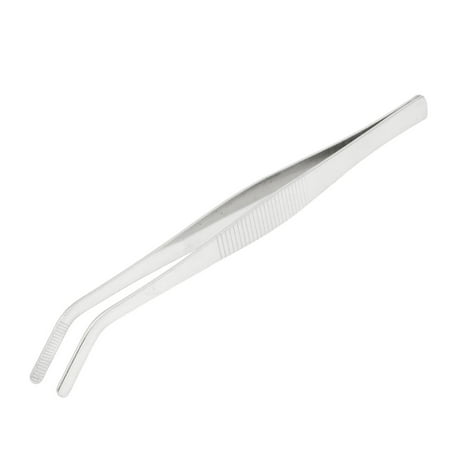 Unique Bargains Silver Tone Stainless Steel Curved Tea Tong Tweezer 7.3 Long
Unique Bargains Silver Tone Stainless Steel Curved Tea Tong Tweezer 7.3 Long