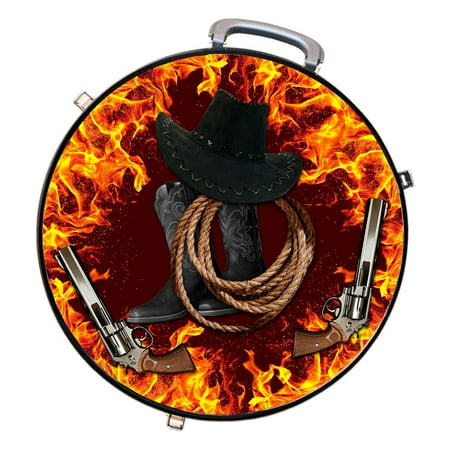 Hilason Medium 4 Rope Capacity Rope Can With Attractive Printed Genuine Leather Trim Black
Hilason Medium 4 Rope Capacity Rope Can With Attractive Printed Genuine Leather Trim Black